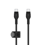 Belkin BoostCharge Pro Flex - USB Cable, USB Type-C Male to USB Type-C Male, USB 2.0, 2m, Black